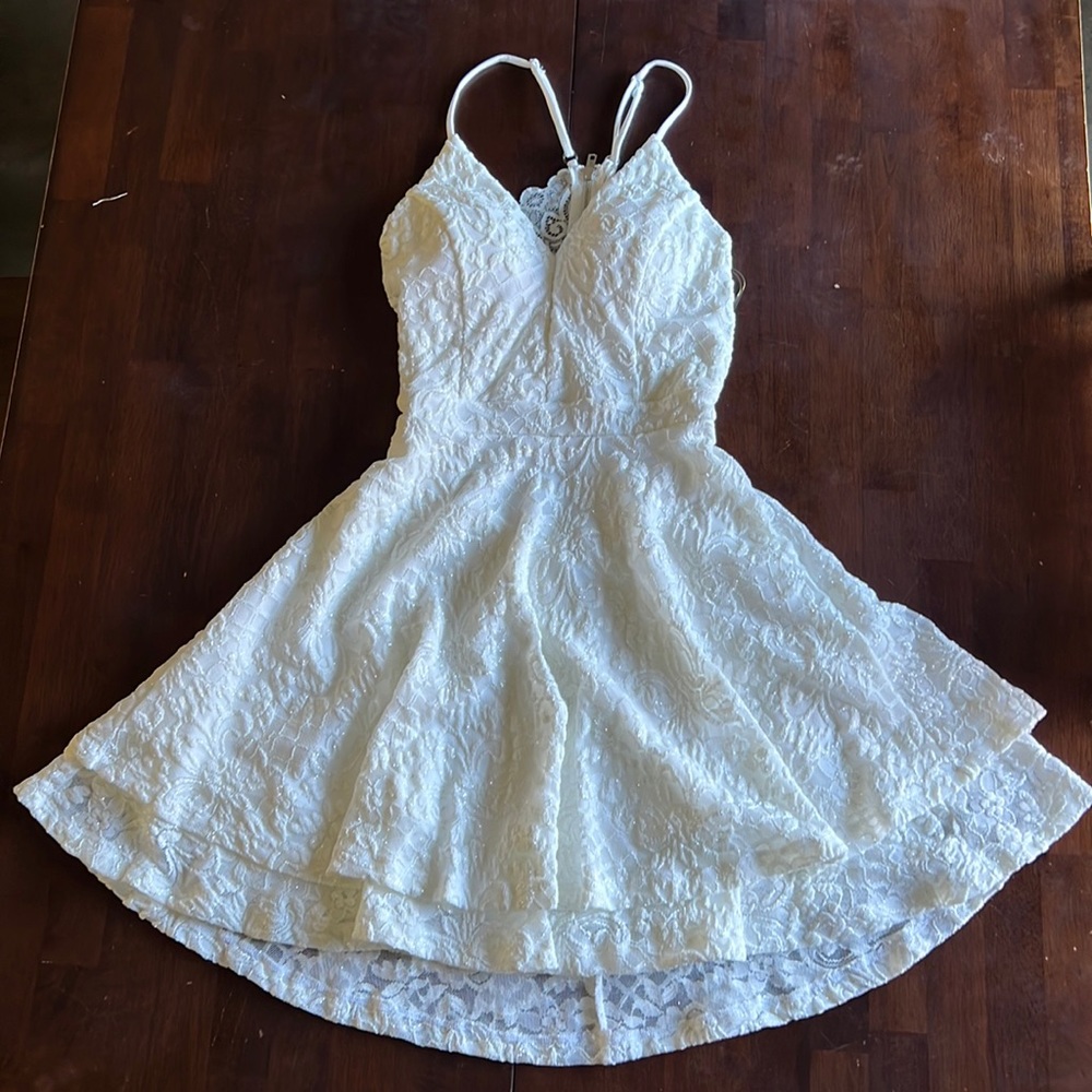 Honey and Rosie white dress, size medium